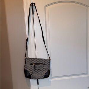 Michael Kors Black and Gray Crossbody Bag
